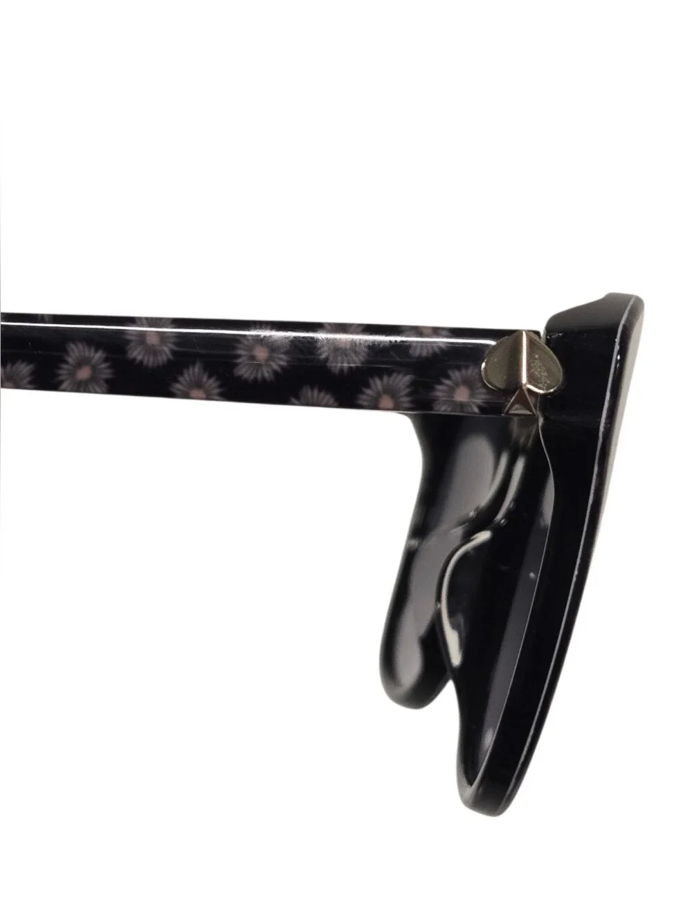 Kate Spade Bianka 52mm Gradient CatEye Sunglasses-Black Pattern/Grey Shaded New